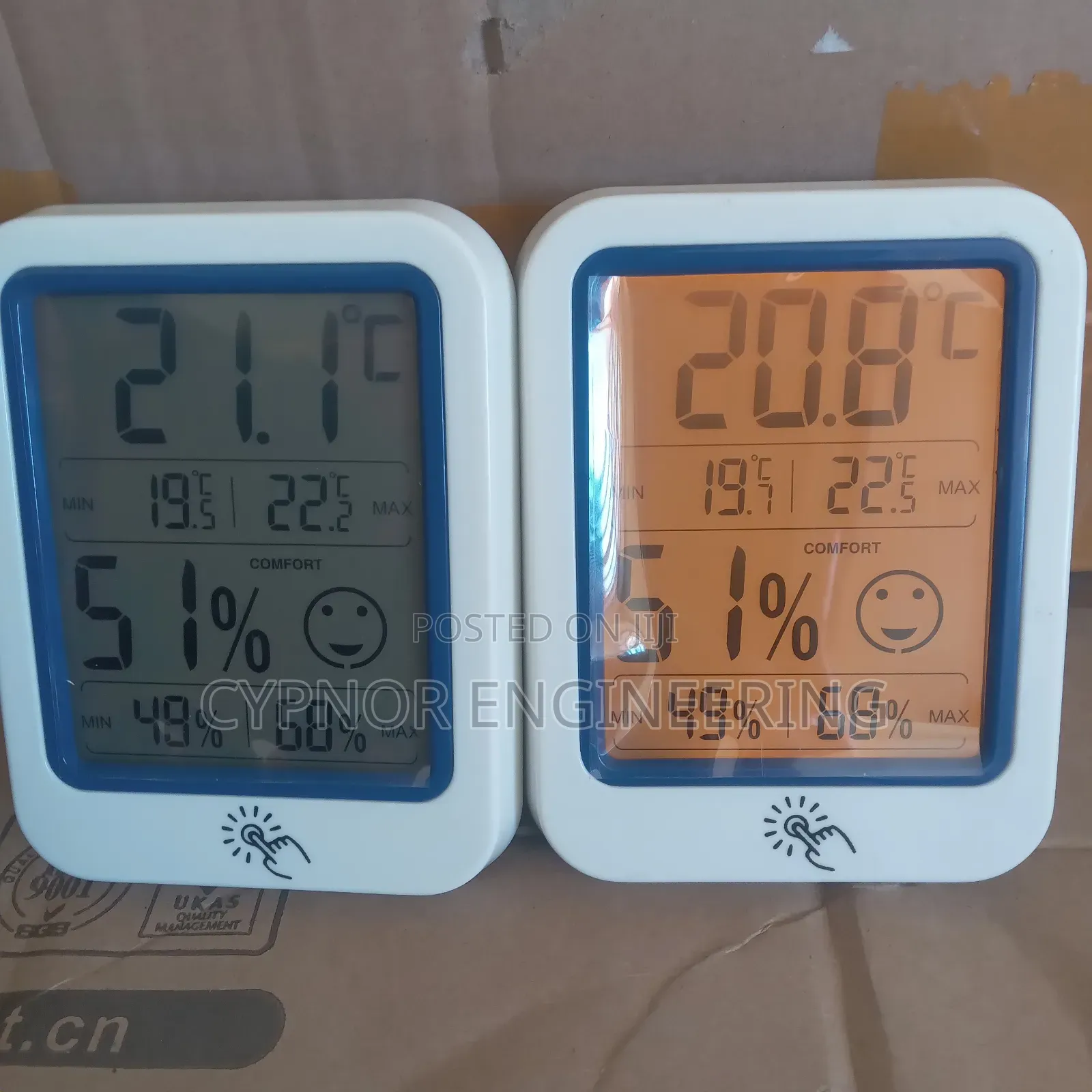 Office Digital Hygrometer for Indoor Climate