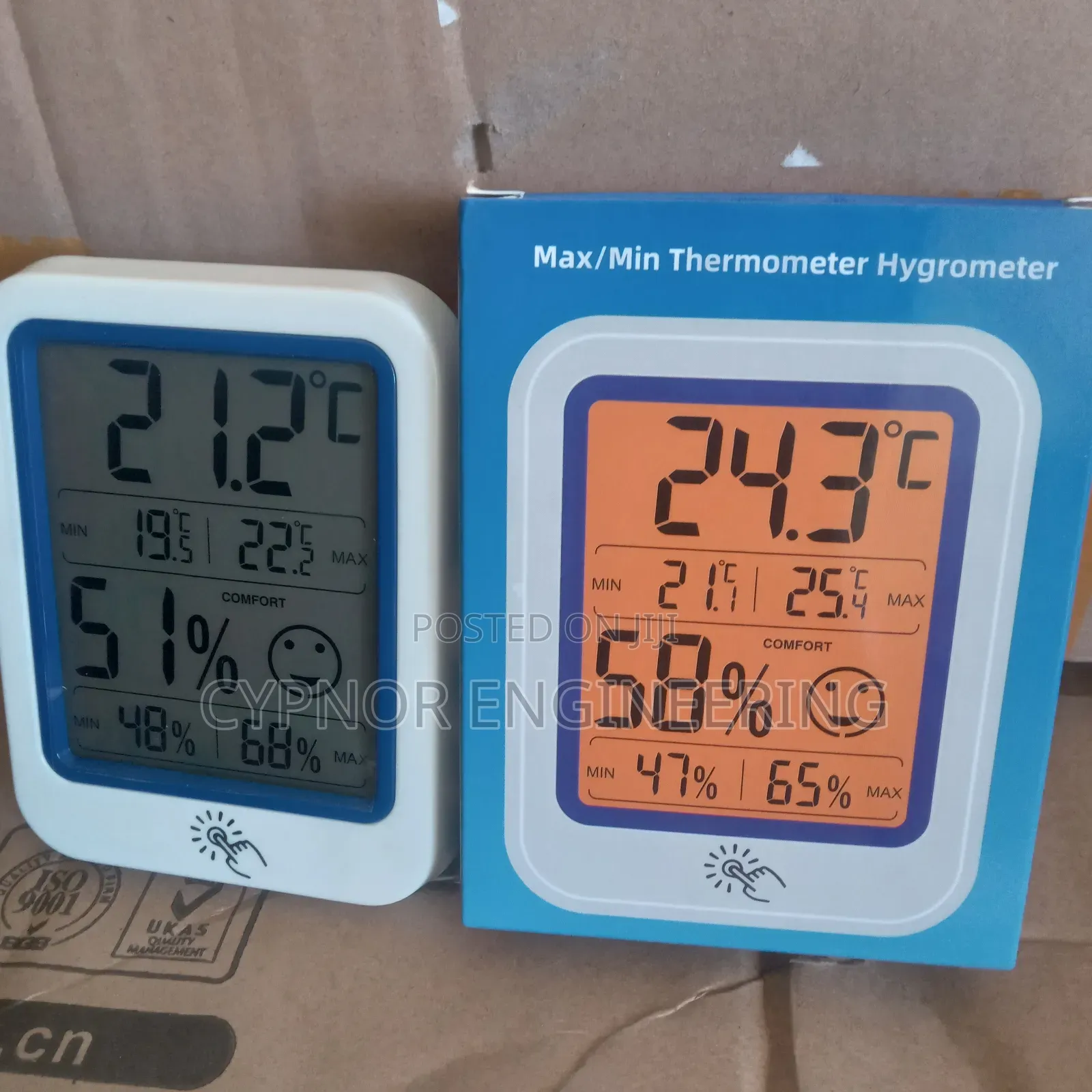 Nursery Humidity Meter With Gentle Display