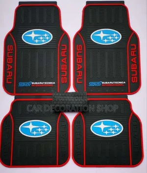Subaru Rubber Floor Mats for 5 Seater Cars