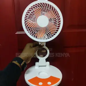 Folding Fan, Portable Folding Fan, Table Fan With LED Light