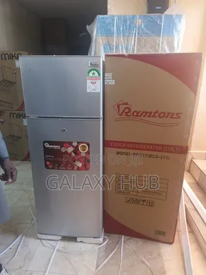 Ramtons Rf/218- 2 Door Direct Cool Fridge - 213 L Silver