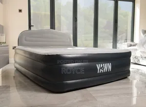 Yawn UK Airbed With Inbuilt Inflater / Deflater - { 4* 6 }