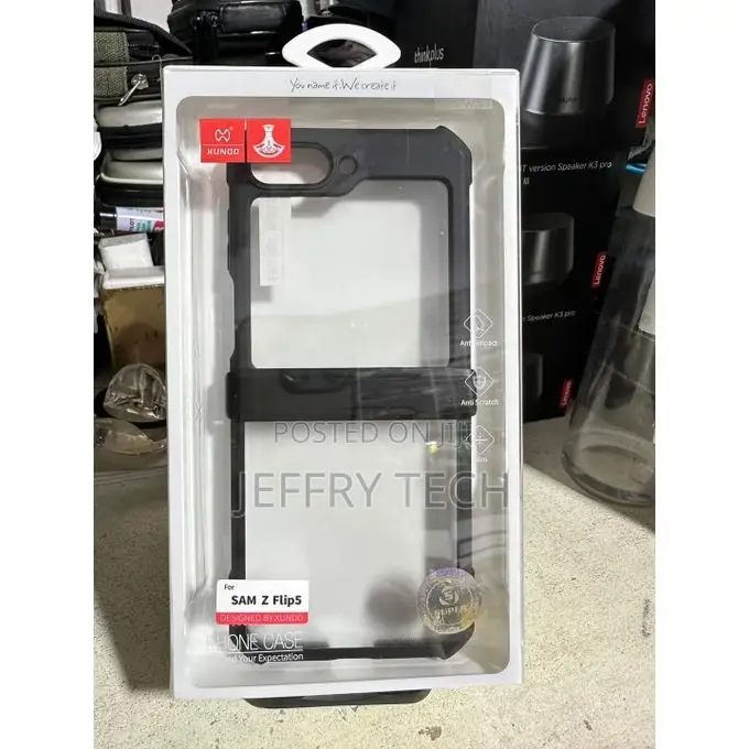 Transparent Case Compatible Samsung Galaxy Flip 5 - Transpar