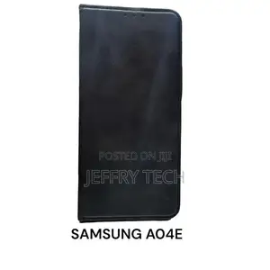Samsung A04E Compatible Flip Case Black