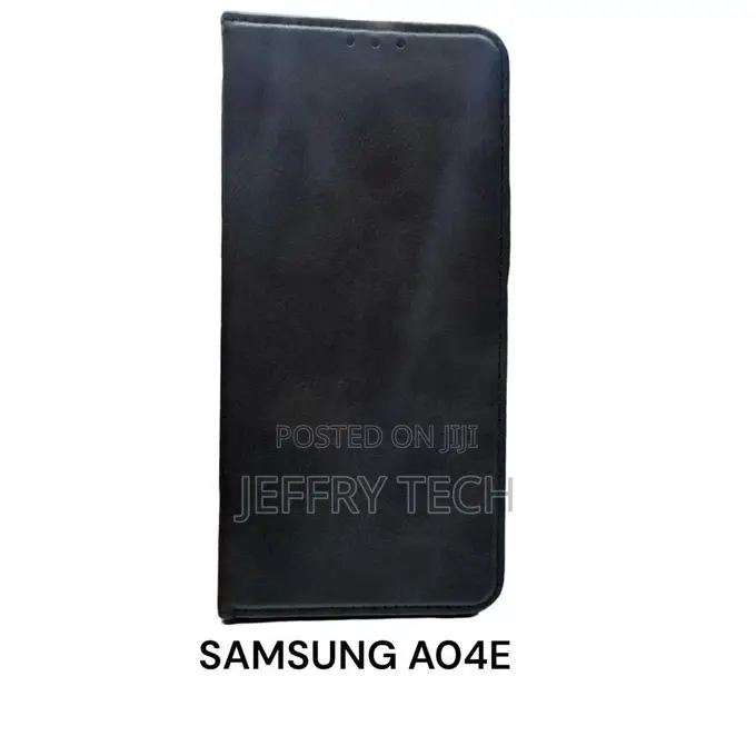 Samsung A04E Compatible Flip Case Black