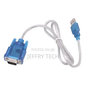 USB to RS232 DB9 Male Serial Adapter - Transparent