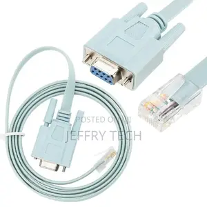 RJ45 to Female Serial Port Adapter - Blue