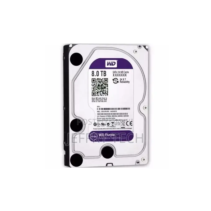 WD 8 Tera 3.5" SATA Hard Drive