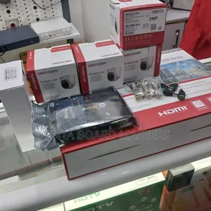 4 Cameras CCTV Hikvision Four Channel CCTV Complete 2mp