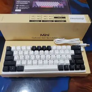 Wired 60 Percent Keyboard for Gaming Console