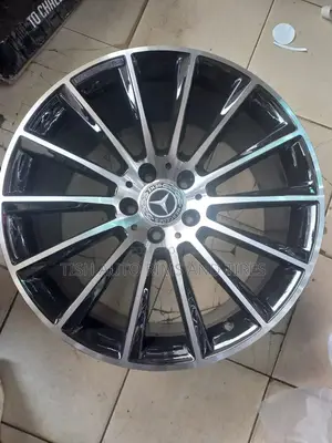 Black Silver Mercedes Benz Staggered 18 Inch Rims Set