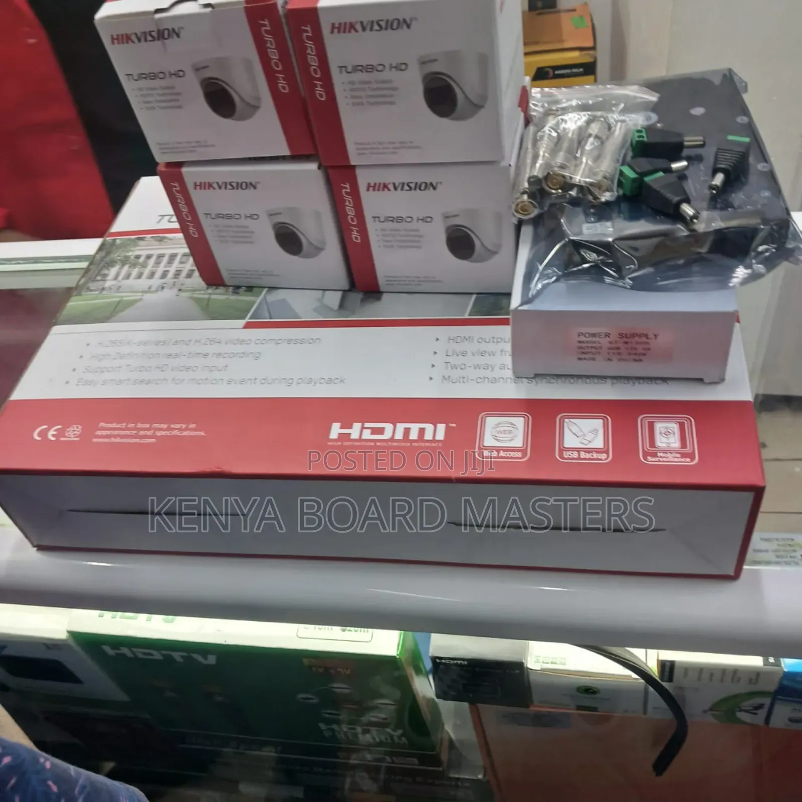 Hikvision 4 CCTV Set Cameras // New 2024