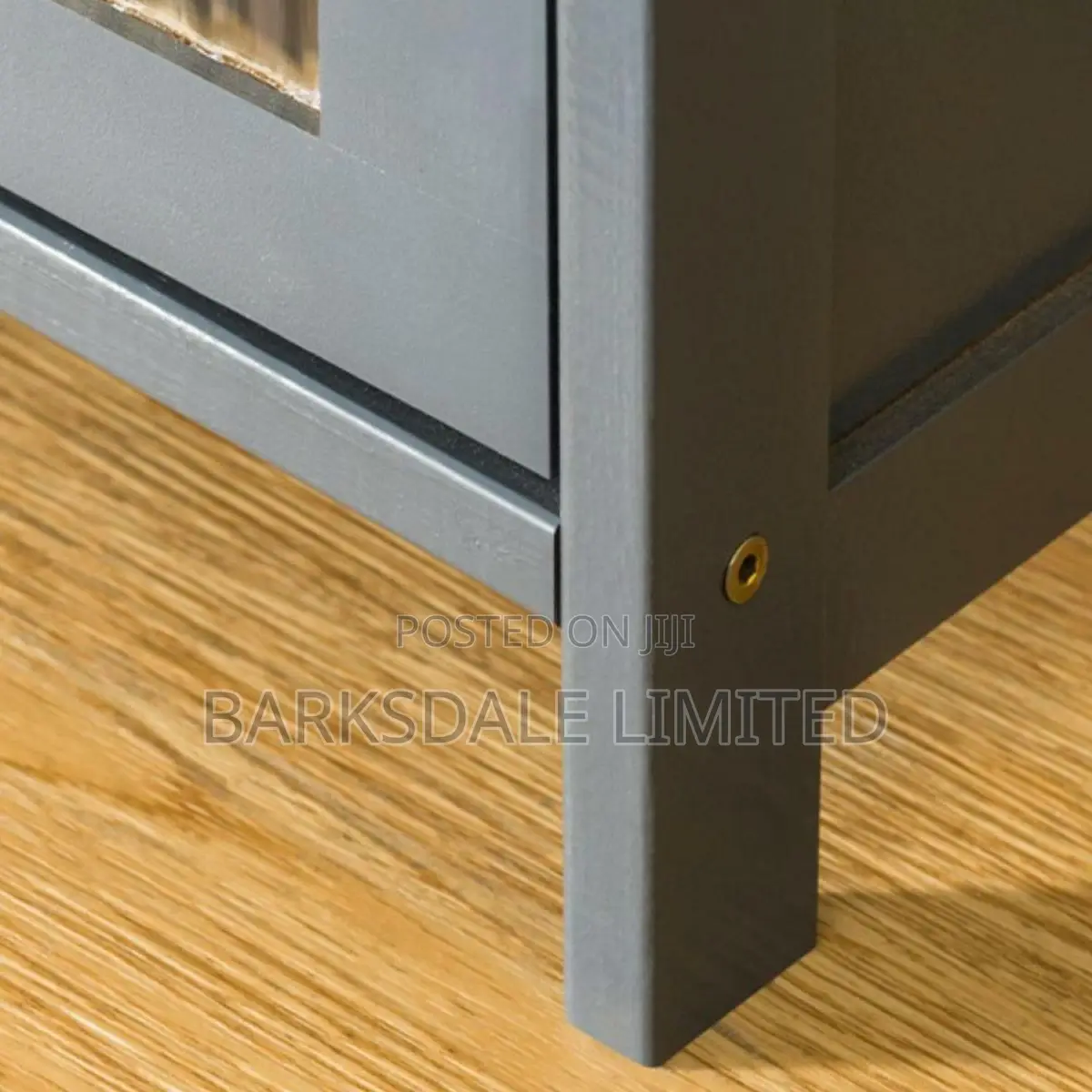 Grey Storage Stand Shoe Cabinet Compact Portable Organizer