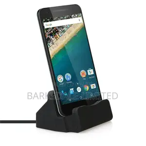 Type C Docking Holder Charger Data Charging Station Black