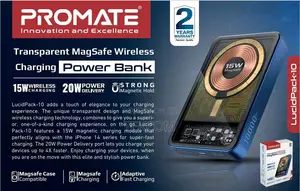 Lucidpack-10.Black Promate Power Bank