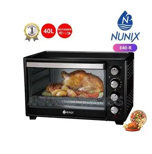 Nunix 40L Electric Rotisserie Oven for Baking and Grilling