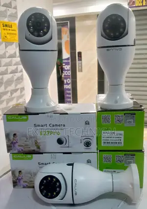Wifi Wireless PTZ CCTV Bulb Camera V380 Pro App