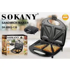 Sokany 4 Slice Sandwich Maker .