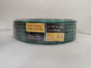 Braided Green Hose Pipe 1/2"X50mtrs
