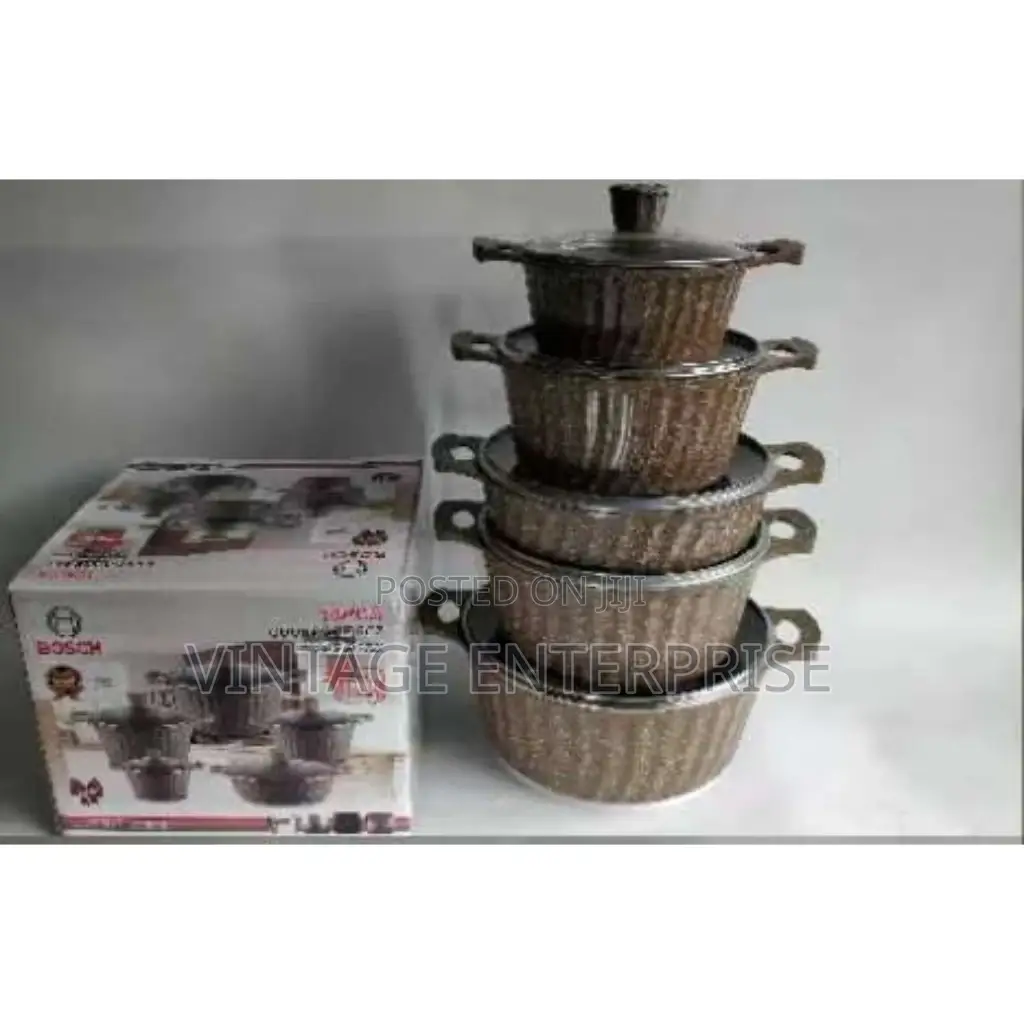 10pcs Boscho Granite Kitchen Cookware (10pcs )