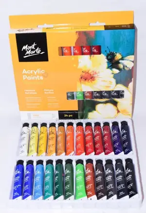 Acrylic Paint Set 24 PCS of 12mls- Monte Marte
