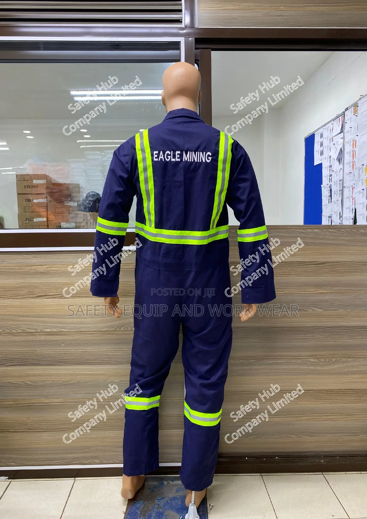 Overall For Workers With Reflective Strips