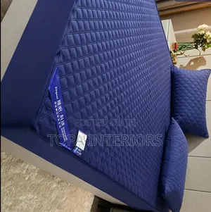 Navy Blue Waterproof Mattress Covers Elastic Mattress Covers