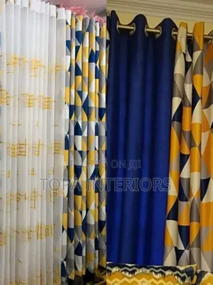 Quality Generic Mixed Colour Double Sided Curtains for House Decor