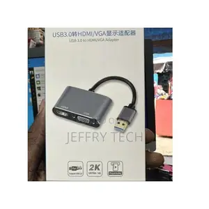USB 3.0 to HDMI+VGA Adapter - Black