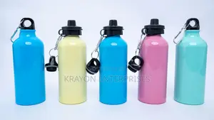 600ml Coloured Water Bottles(Sublimation)