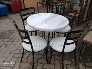 Restaurants and Bar Table White Round Table