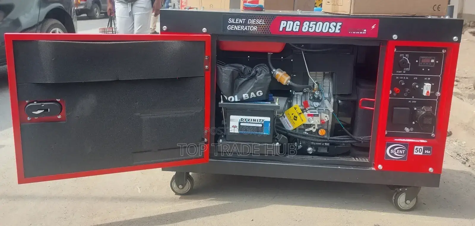 Heavy-Duty Pyramid Silent Diesel Generator 8.5kva With ATS