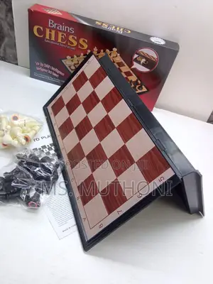 Extra Large Foldable Magnetic Chess Board Size 38cm by 38cm