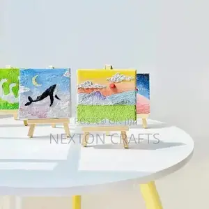 10*10cm Canvas With Easel Stand