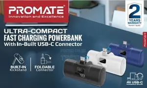 Powerup-c.Black Promate Powerbank