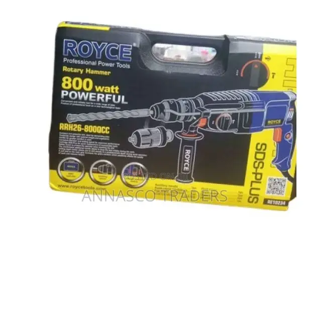 Royce 800w High-Powered Versatile ROTARY HAMMER