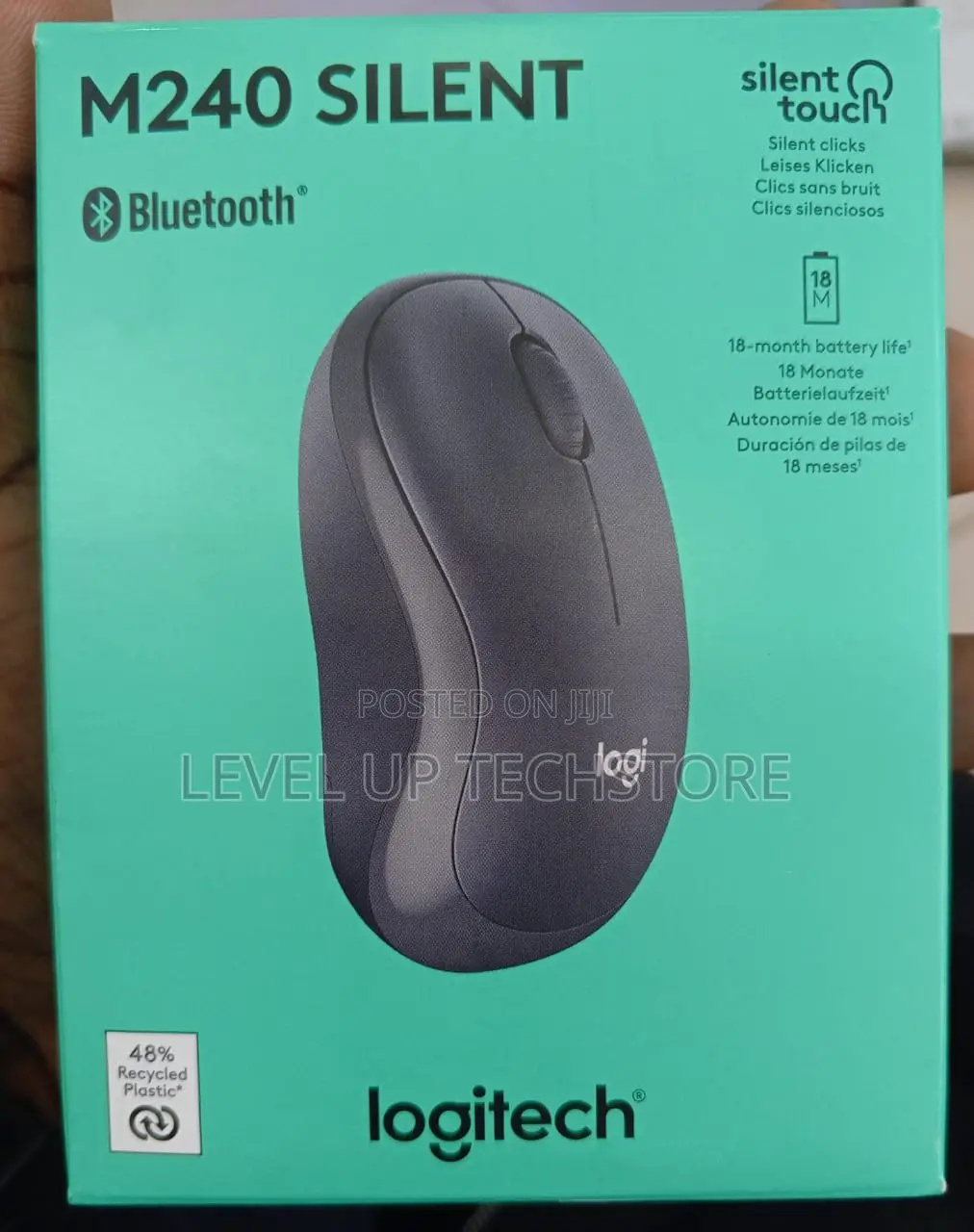 Logitech M240 Silent Bluetooth Mouse Up
