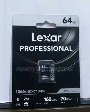 Lexar 64gb Professional 1066x Uhs-I SDXC Memory Card