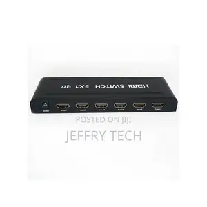 HDMI SWITCH 5 Inputs 1 Output 3D Full HD + Remote Control