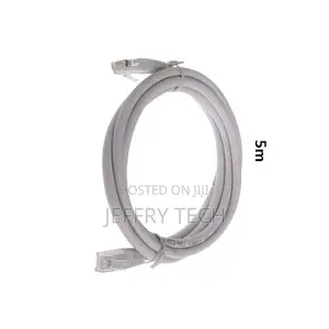 FTP Network Cable - 5m - Cat 6 - Shielded and Crimped - Grey