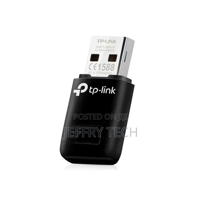 Tp-Link Wifi Key - Mini USB Adapter - TL-WN823N - Black/Gold