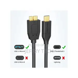 USB Micro B Vers Type C Pour Disque Dur