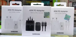Samsung Charger.(45 Watts ) 45 Pd Adapter, Usb C to C Cable