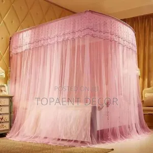 Pink 6 by 6 2 STAND MOSQUITO NET