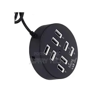 8-Port USB HUB 2.0 Multiport Adapter - Black
