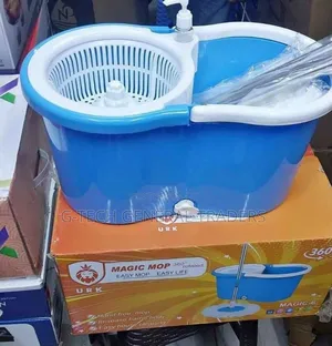 Magic Rotatable 3600 Spin Mop With Two Spin Brushes