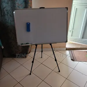 Adjustable White Board on a Stand. White Stand