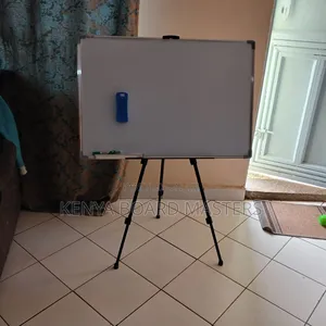 Clear Convenient White Board on a Stand. White Boards