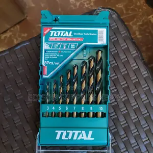 Metal Drill Bits Set 8 PCS TOTAL HSS Twist Drill Bits Set