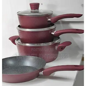 7pc Granite Non-Stick Cookware Set .